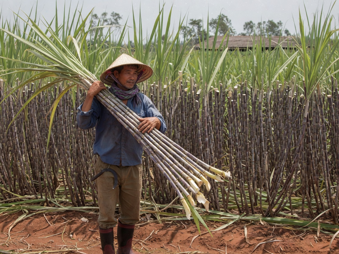 Nhà vườn Tây Ninh bên cây Mía